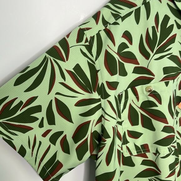 Mens Columbia Utilizer Printed Woven Short Sleeve Shirt Size XXL - Picture 3 of 8